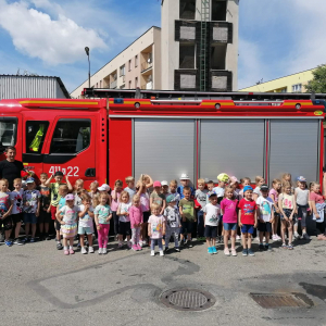 Przedszkolaki na wycieczce w Brzesku