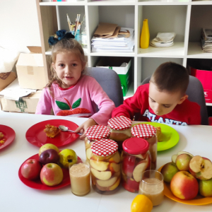 Dzień jabłka - oddział przedszkolny - Rudy Rysie