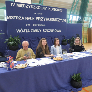 Nauczyciele uczniów biorących udział w 4 Międzyszkolnym Konkursie o Tytuł Mistrza Nauk Przyrodniczych.  Kliknięcie na zdjęcie spowoduje jego powiększenie do rozmiaru oryginalnego.