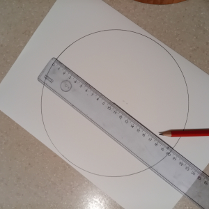 Projektowanie wzoru stożka na choinkę. Kliknięcie na zdjęcie spowoduje jego powiększenie do rozmiaru oryginalnego.