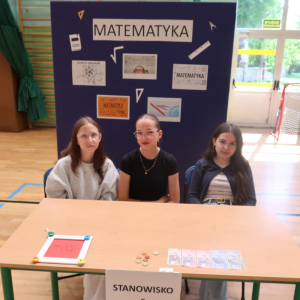 Jeden ze szkolnych zespołów w trakcie rozwiązywania zadań matematycznych. Kliknięcie na zdjęcie spowoduje jego powiększenie do rozmiaru oryginalnego.