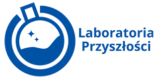 Latoratoria Przyszłości logotyp programu Laboratoria Przyszłości